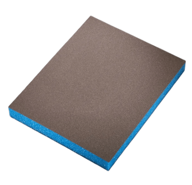 7983 Siasponge flax pad Губка двустороняя 98*120*13мм Ultrafine P800 синяя