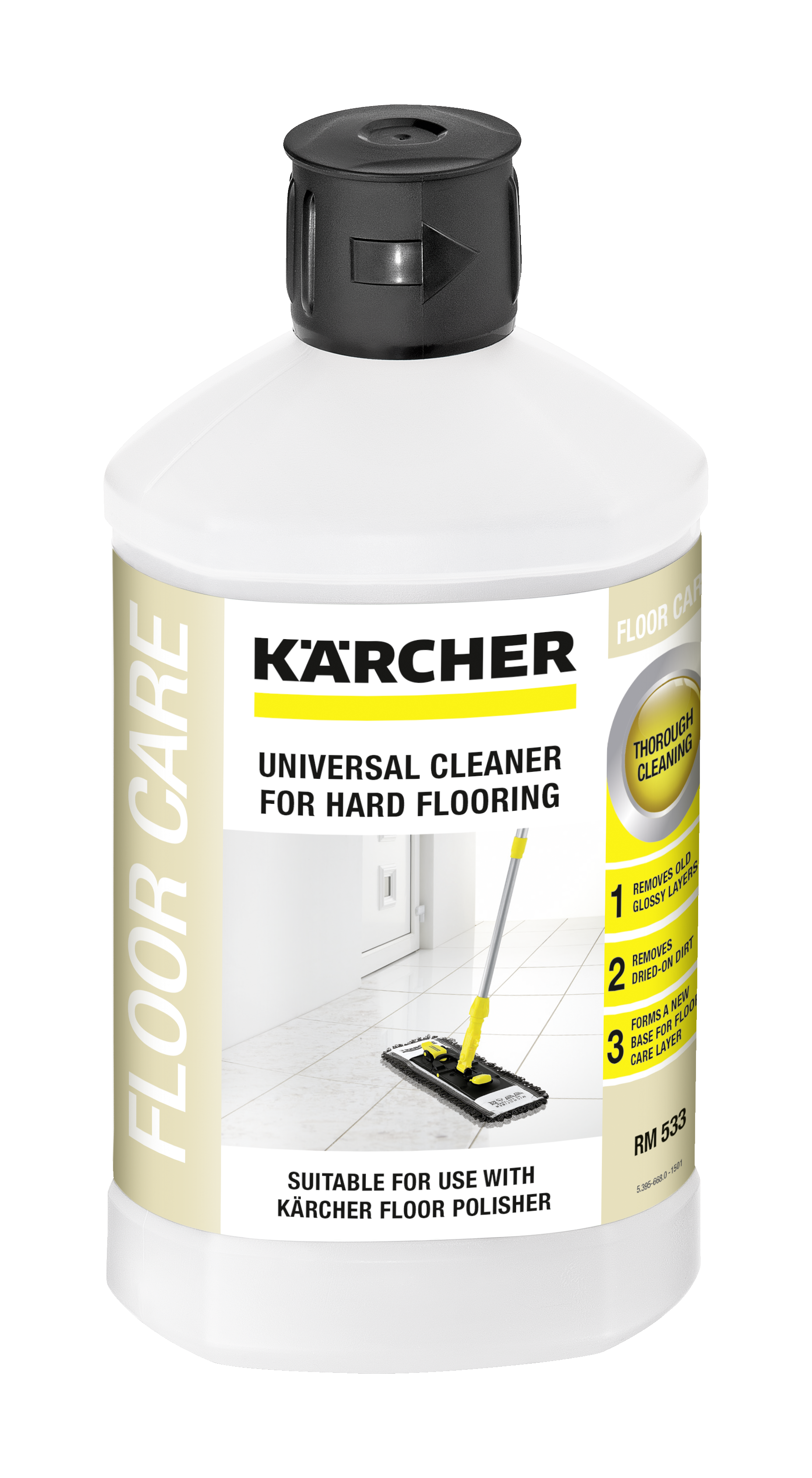 Средство для чистки каменных поверхностей/линолеума/ПВХ 1л Karcher 6.295-381