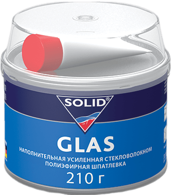 316.0210 SOLID GLAS Наполнительная шпатлевка, усиленная стекловолокном 210гр