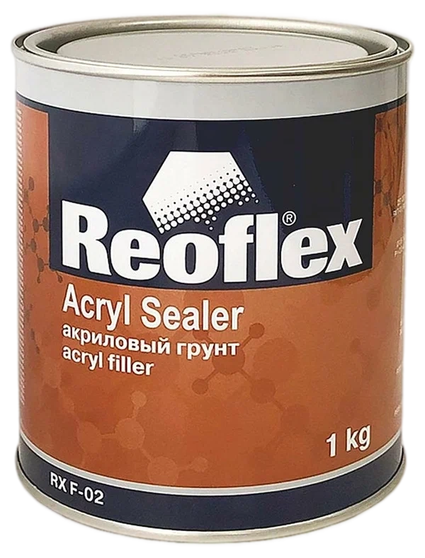 Грунт акриловый REOFLEX 1К черный 1кг