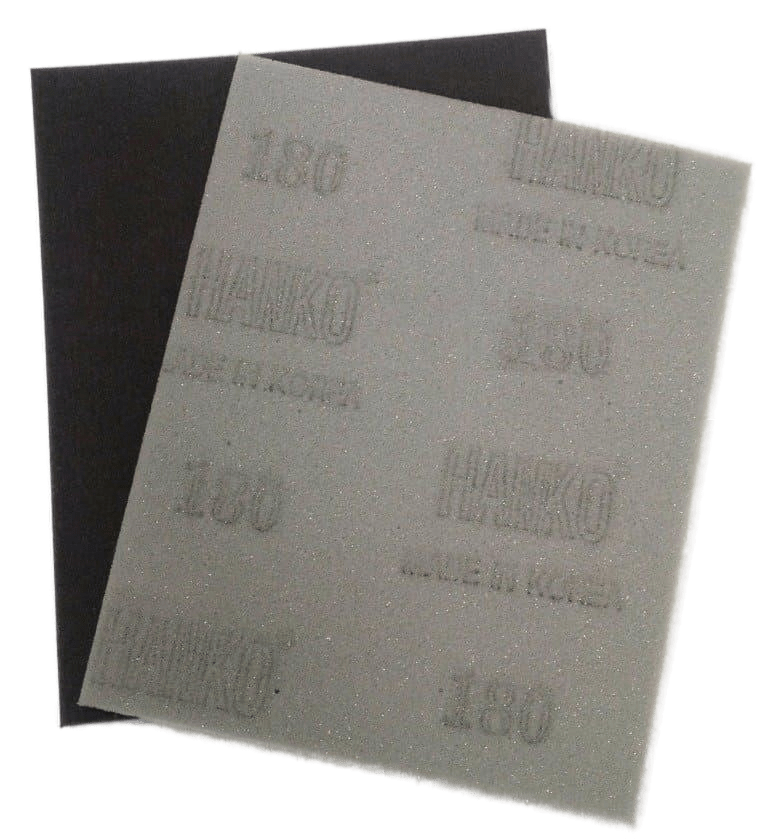 Губка абразивная одностороняя Hanko Sponge 114 х 140 х 5 Super Fine180