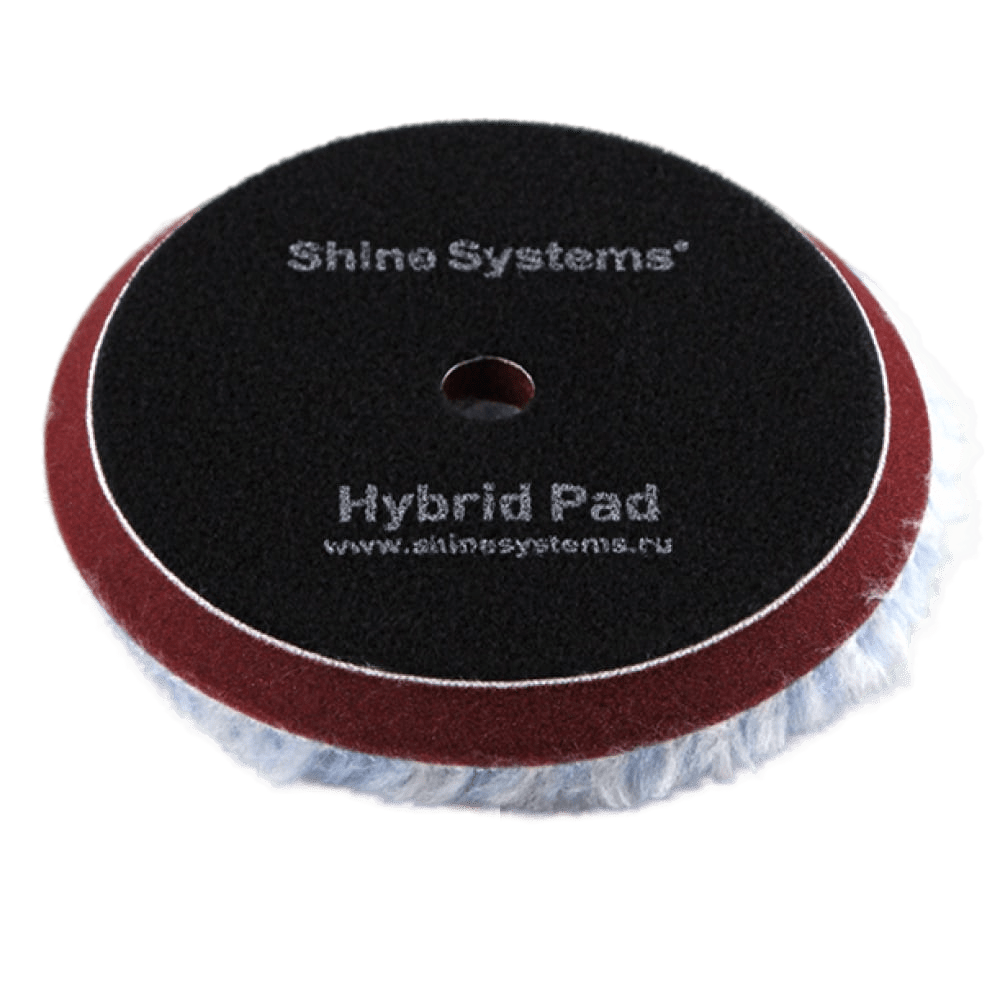 SS533 Shine Systems Hybrid Pad - гибридный полировальный круг, 155 мм