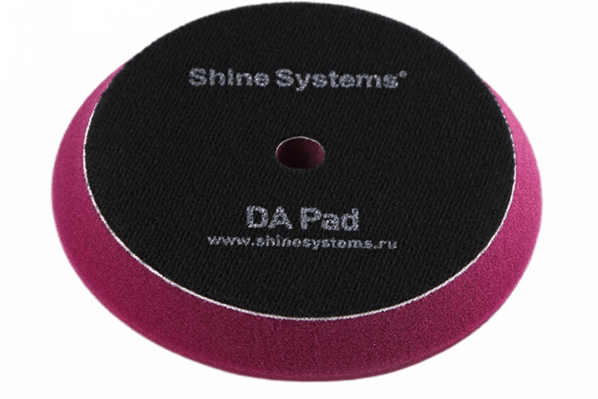 SS561 Shine Systems DA Foam Pad Purple - полировальный круг твердый лиловый, 130 мм