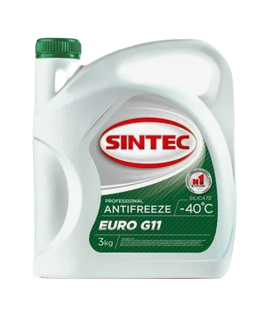 Антифриз Sintec EURO зеленый 3кг