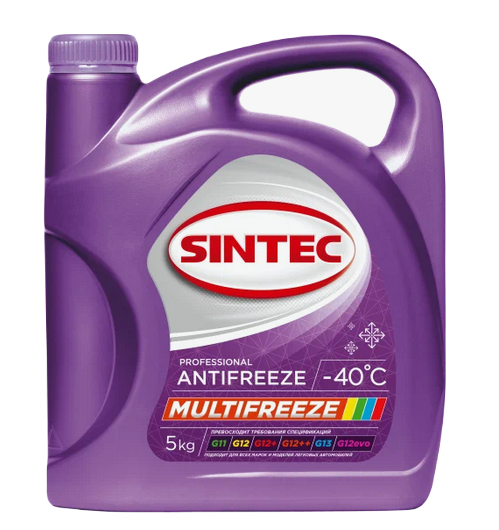 Антифриз Sintec MULTI FREEZE violet 5кг