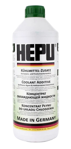 Антифриз HEPU зеленый 1,5л HEP1P999-GRN