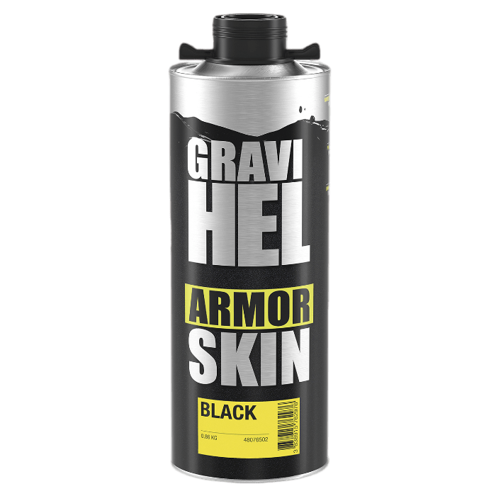 Покрытие полиуретановое структурное GRAVINEL ARMOR SKIN BLACK (0,86кг)