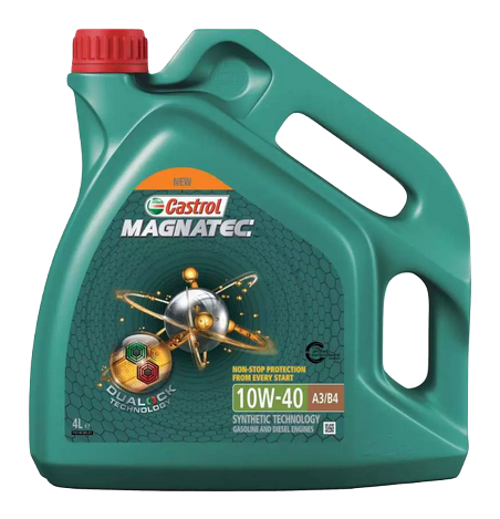 15CA24 CASTROL  масло моторное Magnatec 10W40 R А3/В4 DUALOCK полусинтетическое 4 л