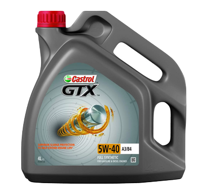 15B9F5 CASTROL масло моторное GTX 5W40 A3/B4 синтетическое 4л