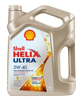 SHELL масло моторное Helix Ultra SN/CF/A3/B4 SAE 5W40 синтетическое 4л