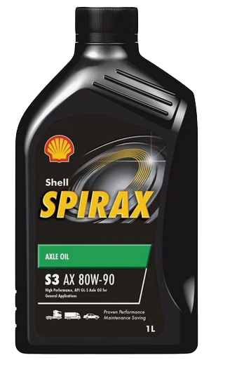 SHELL масло трансмиссионное SPIRAX S3 AX SAE80W90 GL-5 минеральное 1л