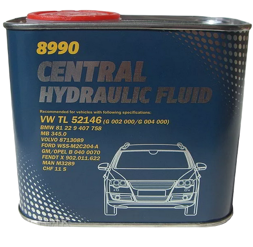 MANNOL 2472 Гидравлическая жидкость CENTRAL HYDRAULIK FLUID 0,5л (8990CHF)