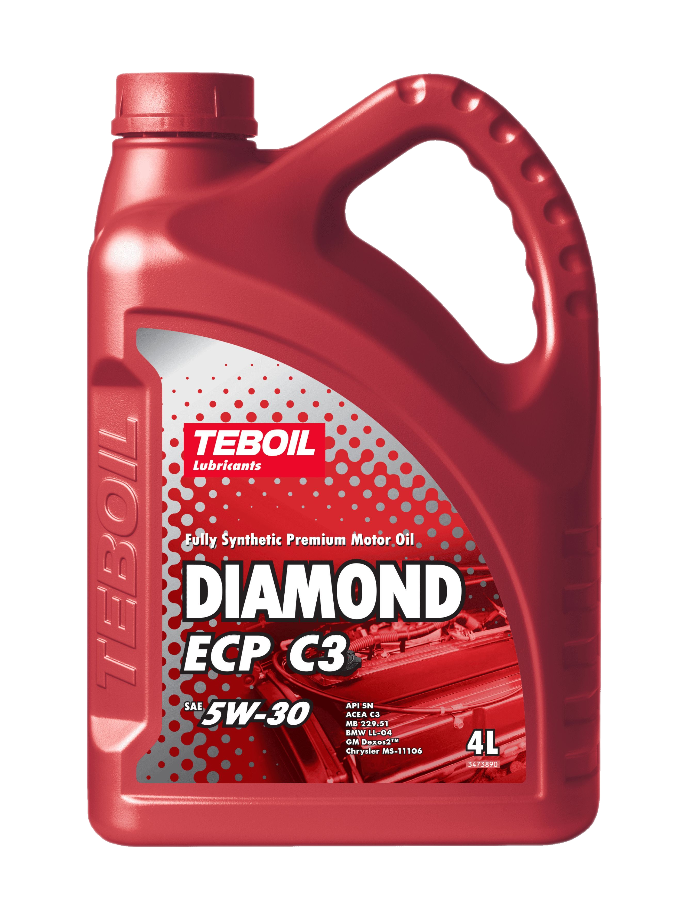 TEBOIL 3455081 масло моторное Diamond Multi 5W40 4л