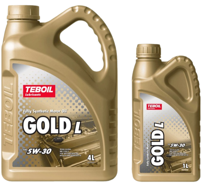 TEBOIL масло моторное GOLD L 5W30 4л + 1л в подарок