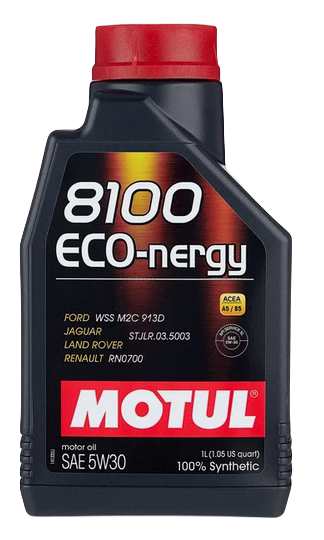 MOTUL 102782 масло моторное 8100 ECO-NERGY 5w30 SL/CF A5/B5 синтетическое 1л