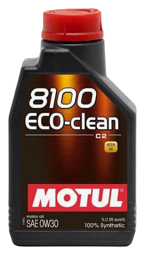 MOTUL 102888 масло моторное 8100 ECO-CLEAN 0w30 SN C2 синтетическое 1л