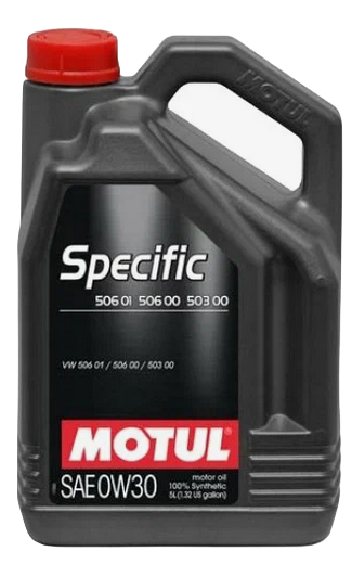 MOTUL масло моторное SPECIFIC VW 506.01/506.00/503.00 0w30 синтетическое 5л+ BOX подарок Hi-Gear Сухая химчистка аэр