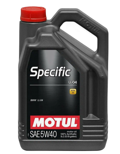 MOTUL 101274 масло моторное SPECIFIC BMW LL-04 5w40 SN C3 синтетическое 5л