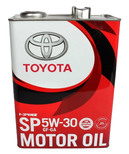 Toyota масло моторное 5w30 SP/GF-6A 08880-13705 4л жестяная банка