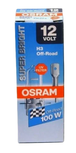 Автолампа 12V Н3 (100) РК22s RALLY OSRAM (O-62201)