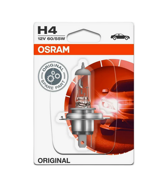 Автолампа 12V H4 (60/55) P43t-38 (блистер) OSRAM (О-64193бл)