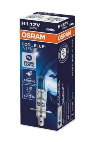 Автолампа 12V Н1 (55) Р14.5s+100% COOL BLUE INTENSE (NextGen) до 5000К OSRAM (О-64150CBN)