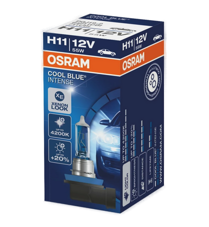 Автолампа 12V  H11(55) PGJ19-2+20% COOL BLUE INTENSE 4200K 12V OSRAM (O-64211CBI)