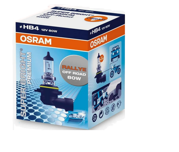 Автолампа 12V HB4(80) P22D SUPER BRIGHT PREMIUM OSRAM (O-69006SBP)