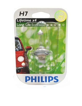 Автолампа 12V Н7 (55) РХ26d Cristal VISION 4300K (блистер) PHILIPS (P-12972 CVбл)