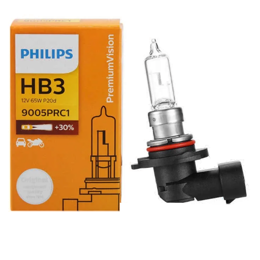 Автолампа 12V HB3/9005 (65) P20d+30% Premium PHILIPS (P-9005PR)