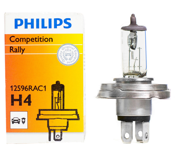 Автолампа 12V Н4 (60/55) Р45t-41 PHILIPS (P-12596)