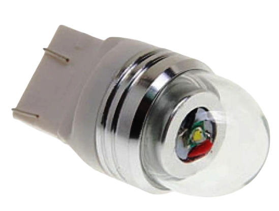 Автолампа 12V W21/5W (W3*16q) 1 SMD св/д CREE WHITE 6000K (M-20397DW)