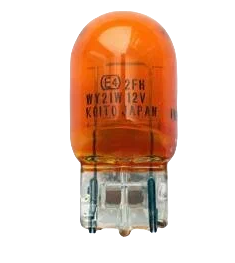 Автолампа 12V 21W WY21W оранжевый T20 KOITO (1870А)