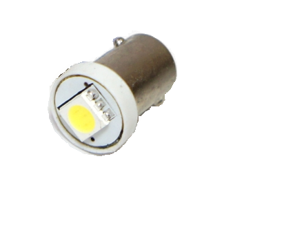 Автолампа 12V T4W (BA9S) - SMD5050 1Led 0.24Вт Св/д Красный DLED