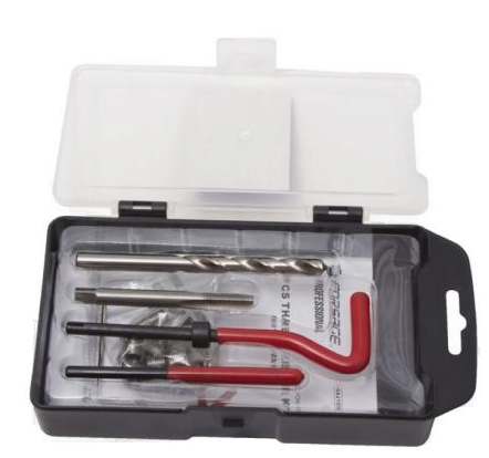 924U5 Forsage Набор приспособлений и футорок для восстановления резьбы M10*1.5 15 предметов, в кейсе